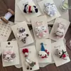 Accesorios para el Cabello de Niños Rellenos de Algodón con Dibujos Animados Coreanos Pasadores de Animales Lindos Diseño de Nicho Pasadores para Flequillo Lateral Gato Kt