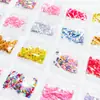 Lantejoulas Coloridas em Formato de Coração 1g Pacote Pequeno Miçangas 3-4mm Decoração para Nail Art Glitter Enchimento DIY Venda Direta da Fábrica Acessórios
