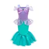 Comércio Exterior 2021 Roupas Infantis Meninas Vestido de Princesa Vestido de Sereia Exportação Saia Infantil Saia Infantil