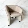 Cadeira de Salão de Beleza para Unhas Cadeiras de Recepção Modernas Minimalistas com Rodízios Cadeira para Clientes de Salão de Unhas Cadeira de Lazer para Beleza e Cabeleireiro