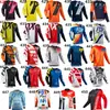 Ropa Fox Downhill Ropa de Ciclismo para Bicicleta de Montaña Tops para Hombre de Manga Larga Verano Ropa para Motocicleta Todoterreno Transpirable de Secado Rápido