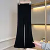 Pantalones Finos de Tencel para Niña de Verano 2026 Nuevos Pantalones de Campana para Niños Pantalones de Micro Campana para Niña de Verano Pantalones de Verano para Niños Medianos y Grandes