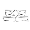 Adecuado para 20 Toyota Senna SIENNA manija exterior tazón de puerta marco de luz antiniebla delantera cubierta de espejo retrovisor marco de luz trasera