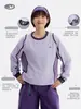 Camiseta Manga Longa Casual Esportiva Cor Blocada Respirável Proteção Solar Fina Solta Outono Inverno Black Fleet