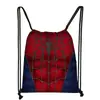 Nueva Bolsa de Almacenamiento Cruzada de Poliéster con Cordón de Marvel Spider-Man Mochila con Cordón de Gran Capacidad Fabricante Venta al por Mayor