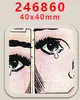 Nuevos Accesorios Acrílicos con Fondo Transparente Accesorios para Joyería DIY de Resina Parche Pasador de Pelo Pasador A147464