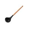 Artículos de Punto Mango de Madera Utensilios de Cocina de Silicona Batidor de Huevos Espátula para Sartén Antiadherente Cuchara para Sopa Herramientas de Cocina Caseras