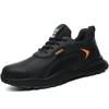 Novos Sapatos de Proteção do Trabalho com Biqueira de Aço Antiesmagamento e Resistente à Perfuração Leves Respiráveis Sapatos de Segurança Antiestáticos Resistentes ao Desgaste Sapatos de Trabalho