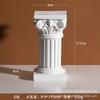 Candelabro de columna romana de resina nórdica, adorno de ángel, escultura para ventana, modelo de habitación, miniaccesorios de tiro, decoraciones suaves