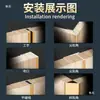 Recorte de Borde de Chapa de Madera de 5/6/8/9 mm Tira de Acabado para Panel de Pared Aleación de Aluminio Forma de H Panel de Pared Integrado Tablero de Cristal de Carbono