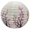 Fornecimento Direto da Fábrica Venda por Atacado de Lanternas Estilo Chinês Lanterna de Papel 12 polegadas Tema Flor de Ameixa Decorações Tradicionais de Festival Venda por Atacado
