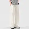 Ropa para Hombre / Pantalones Casuales Ligeros de Lyocell Tencel Lino para Hombre, Ajuste Holgado Versátil Pantalones para Hombre, Pantalones de Trabajo para Hombre