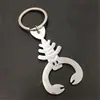 Abrebotellas de Metal de Aleación de Zinc con Forma de Langosta Llavero Colgante Cangrejo Tema de Tienda Regalo de Inauguración