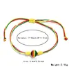 Pulseira tecida com miçangas, cores da nova bandeira nacional, Xiyin Amazon, transfronteiriça, unissex, pode ser feita em conjunto, em estoque