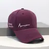Boné de Baseball Novo Estilo Coreano 2025 com Aba Larga, Adequado para Rostos Grandes, Faz o Rosto Parecer Menor, Unissex, Circunferência Craniana Grande, Top Rígido, Boné Bordado com Bico