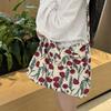 Bolso de Axila Personalizado, Bolso de Mano de Gran Capacidad, Bolso de Hombro, Bolsa de Compras con Cordón, Bolso Tote Floral, Bolsa de Almacenamiento para Viaje