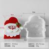 Nueva Caja de Regalo de Navidad Decoraciones Adornos Molde de Silicona Bolsa de Regalo de Navidad DIY Molde para Vela de Aromaterapia
