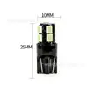 Luz de posição T10 2835 11smd LED para carro alta luminosidade W5W decodificação sem erro lâmpada pequena para carro luz de placa