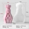 Molde de Silicone para Vela Perfumada de Anjo Menina Transfronteiriça Molde para Enfeite Perfumado Artesanal de Anjo Alado DIY