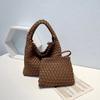 Nova Bolsa Tecida de Nylon para Mulheres, Bolsa Satchel, Bolsa Cesto de Legumes, Bolsa de Ombro Transversal, Bolsa Pequena com Corrente, Bolsa Tote para o Dia a Dia