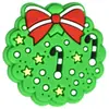 Série de Natal de Alto Padrão Transfronteiriça Desenho Animado Caneta com Contas Adesivos Caneta DIY Feita à Mão Joias para Caneta Acessórios de Contas de Cola Macia