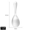 Cuchara para Servir Arroz Antiadherente con Mango Hueco Engrosado 304 Acero Inoxidable Cuchara para Arroz que se Sostiene Pala para Arroz