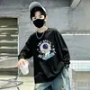 Camiseta de manga larga para niño 2026 nueva primavera y otoño de algodón puro, top casual versátil para niños mayores, camiseta de moda