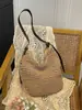 Bolso Tejido de Moda Yuezi para Mujer 2026 Nuevo Estilo Vacaciones en la Costa Bolso de Hombro Cruzado Gran Capacidad Bolso Tote Simple