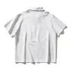 Camisa Polo de Manga Corta con Cuello Campana Falsa de Dos Piezas Rumeng para Hombre, Estilo Veraniego Old Money, Camiseta Simple y Versátil para Negocios Casual