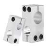 Conector de Abrazadera Cruzada para Eje Óptico, Abrazadera de Fijación Cruzada de Diámetro Igual y Diferente Diámetro, Abrazadera Giratoria, Abrazadera en T, Accesorios DIY para Ejes Ópticos