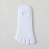 Calcetines de Cinco Dedos para Mujer, Calcetines de Barco de Algodón Fino de Corte Bajo para Verano, Calcetines Cortos de Malla para Mujer para Primavera y Otoño, Calcetines Cortos de Cinco Dedos para Verano