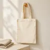 Bolsa de tela con cinta con logo de evento corporativo personalizado, bolsa de lona grande con estampado corporativo para compras, bolsa de mano