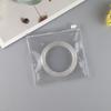 Bolsa Transparente de PVC con Cremallera Caja Ciega Almacenamiento de Muñecas Bolsa de Pinza Joyería Joyería Bolsa de Empaque para Almacenamiento a Prueba de Polvo