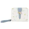 Billetera Elegante Nueva Kansang Flower para Mujer 2026, Billetera corta con Cremallera para Monedas Multi-tarjetas de Estilo Ins para Niñas