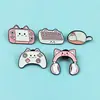 Insignias Metálicas con Diseño Creativo de Dibujos Animados, Broches Combinados Lindos de Personajes y Coches, Accesorios Decorativos para Ropa y Mochilas de Niños