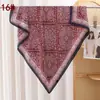 Bufanda Cuadrada para Mujer Estilo Nuevo 90cm Elegante Retro Estampado Paisley Bufanda de Seda Satén Gasa Fuente de Fábrica al por Mayor
