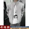 2026 Nueva Chaqueta de Patchwork Deconstruido de Primavera Otoño con Cuello Alto para Hombre Estilo Callejero de Alta Gama Ropa Exterior Americana Top al por Mayor