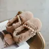 Zapatos de Peluche para Niñas 2026 Nuevos Zapatos de Otoño Invierno para Niños Zapatos de Princesa para Bebé Suela Suave Antideslizante Zapatos de Cuero para Niña Pequeña