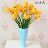 3 Tulipanes Artificiales Decoración de Mesa para Sala de Estar Flores Artificiales Pequeñas Frescas Florales Ins Flor de Seda Tulipán Flor en Jarrón Pequeño