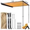Fábrica Fonte Tenda Lateral para Carro SUV Abertura Rápida Liga de Alumínio Tenda Lateral para Carro Equipamento de Estilo Camping para Viagem ao Ar Livre para Várias Pessoas
