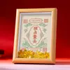 Adorno de marco de fotos de estilo chino de primera calidad para el éxito académico y las mejores calificaciones, Exhibición decorativa cultural y creativa de escritorio de estilo chino, Regalo