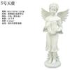 Estilo Europeu Resina Arenito Escultura Pequeno Anjo Ornamentos Cupido Menino Música Pequeno Anjo Escultura Jardim Parque