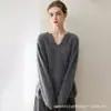 Nuevo suéter de punto cepillado 100% cachemira pura Consinee para mujer con cuello de tijera, adecuado para usar en capas y para ir al trabajo