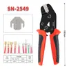 Alicate de Crimpagem com Cabo Antiderrapante Sn-2549 para Crimpagem de Terminais Xh2.54, Conectores de Precisão Prensados a Frio Dupont
