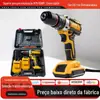 Furadeira Elétrica Multifuncional Recarregável a Lítio para Comércio Exterior Doméstico de Alta Potência Sem Fio Furadeira de Mão Parafusadeira Elétrica Transfronteiriça Furadeira de Pistola