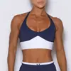 Calça Cargo Multi-Bolsos com Cordão Levanta Bumbum de Alta Elasticidade Estilo Europeu e Americano Conjunto de Roupa Fitness Esportiva Yoga para Mulheres com Sutiã Push-Up de Alça no Pescoço