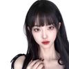 Flequillo al Aire Cabello Real Delgado Delantero Dibujos Animados Flequillo Qi Elemento Secundario Celebridad Cibernética Belleza Natural Flequillo Francés Ultradelgado
