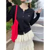 Cárdigan de Punto Ropa de Abrigo para Mujer 2024 Primavera y Otoño Nueva Chaqueta Bordada con Lazo Estilo Perezoso Suéter Top de Invierno