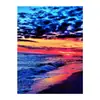 Pintura de diamantes 2021 nuevo completo de diamantes atardecer infantil de dibujos animados pegar a mano diamante punto de cruz niña dormitorio pequeño