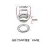 Hebilla de Cinturón con Ojillo de Acero Inoxidable Etiqueta Decoración DIY para Bolso Modificación Proceso de Galvanoplastia Anillos de Ojillo de 4-17 mm